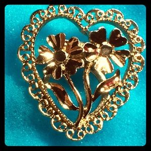 Vintage Valentine brooch